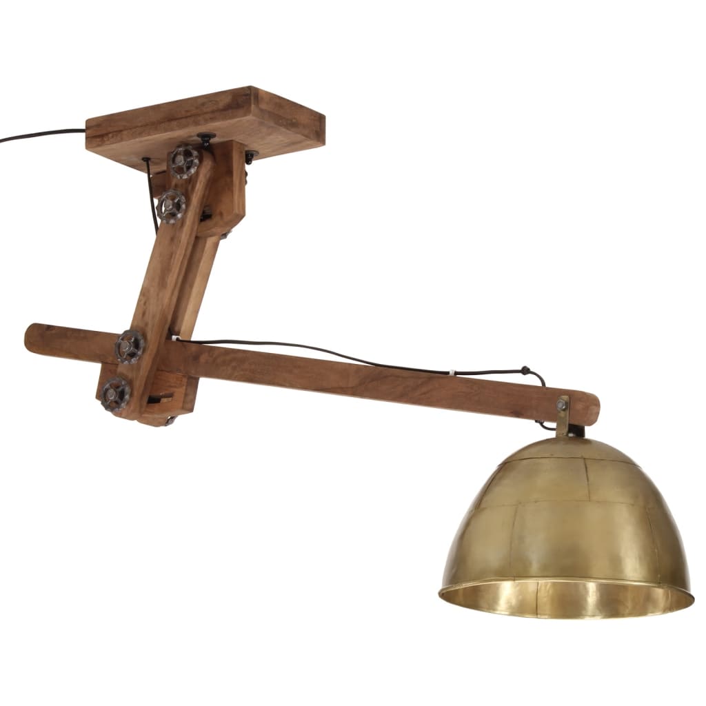loftlampe 105x30x65-108 cm 25 W E27 antik messingfarve