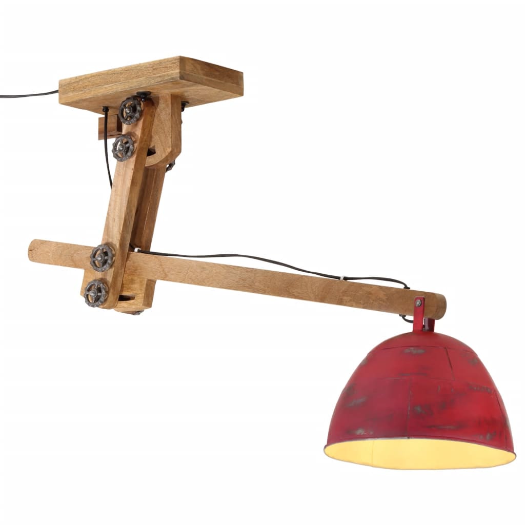 loftlampe 105x30x65-108 25 W E27 rustik rød