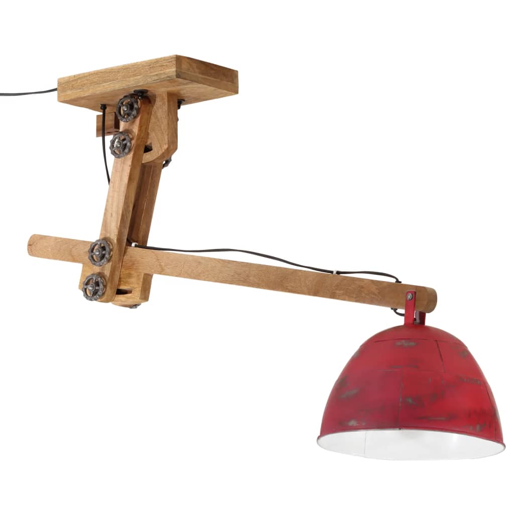 loftlampe 105x30x65-108 25 W E27 rustik rød