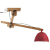 loftlampe 105x30x65-108 25 W E27 rustik rød