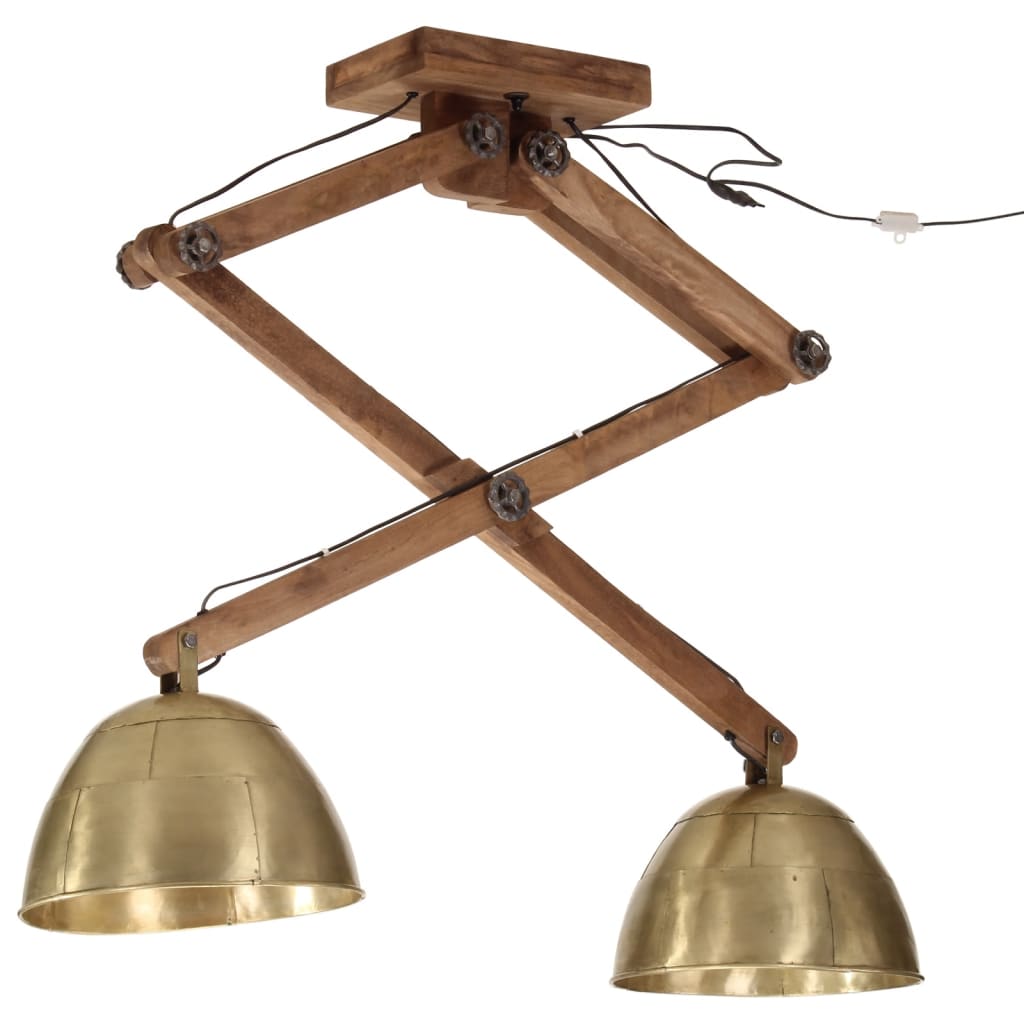 loftlampe 29x18x85 cm 25 W E27 antik messingfarve