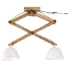 loftlampe 29x18x85 cm 25 W E27 hvid