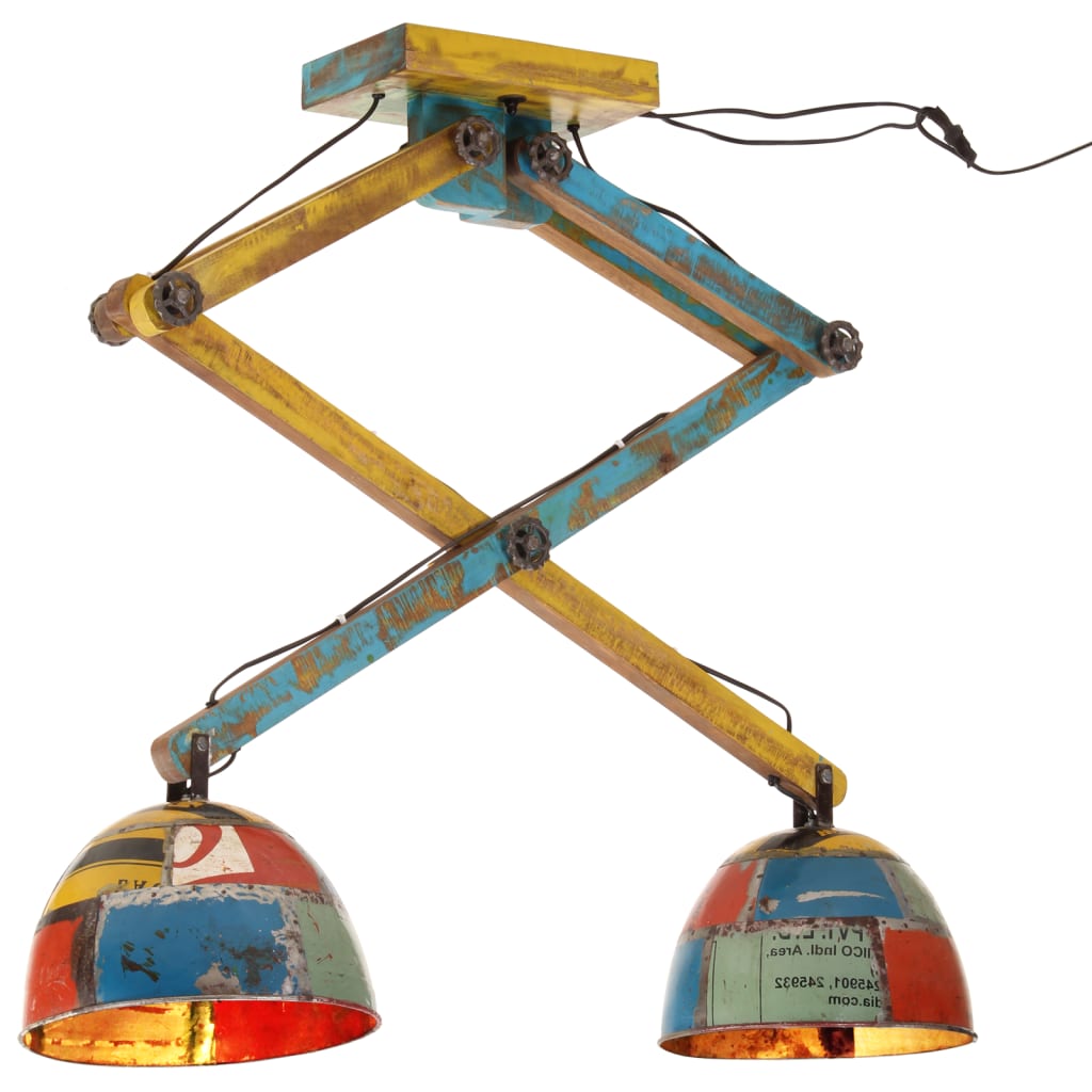loftlampe 29x18x85 cm 25 W E27 flerfarvet