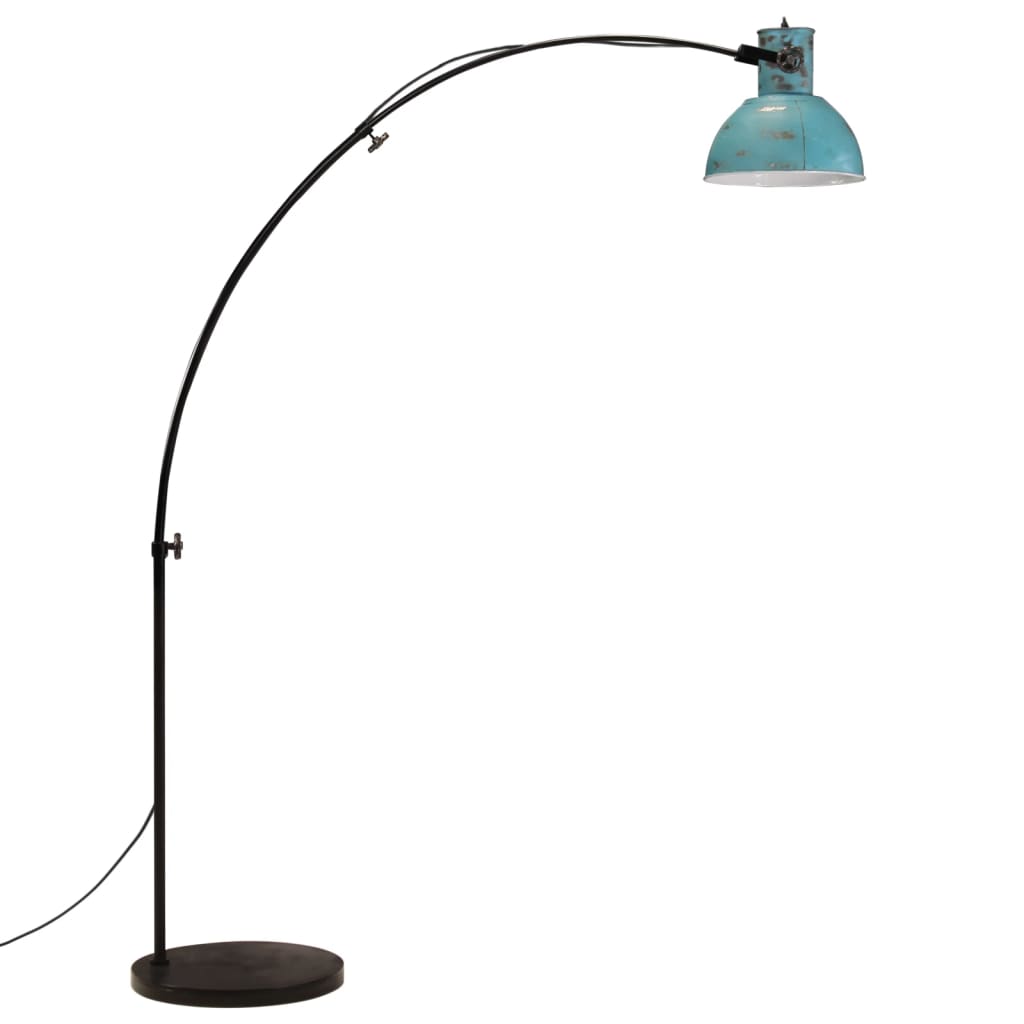 gulvlampe 25 W 150 cm E27 rustik blå