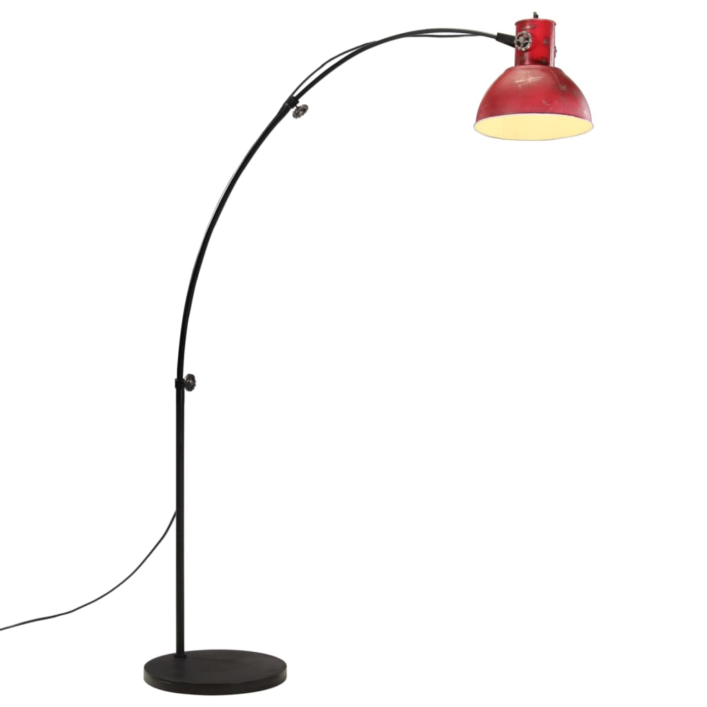 gulvlampe 25 W 150 cm E27 rustik rød