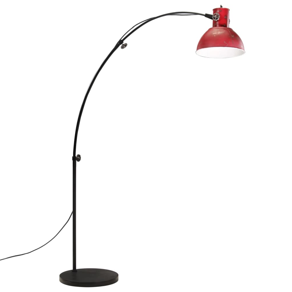 gulvlampe 25 W 150 cm E27 rustik rød