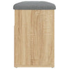 skobænk 82x32x45,5 cm konstrueret træ sonoma-eg