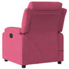 massagestol velour vinrød