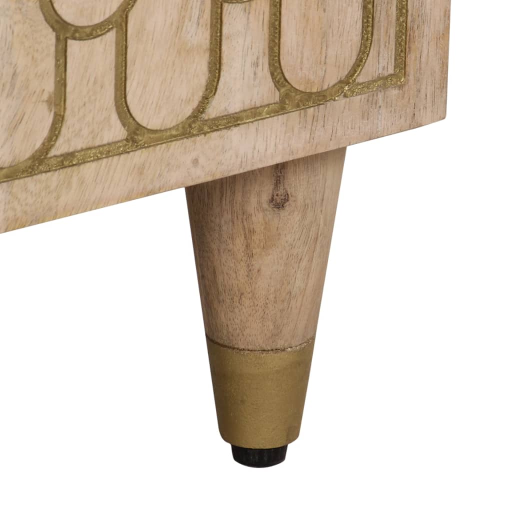 skabe 3 stk. 60x33x75 cm massivt mangotræ