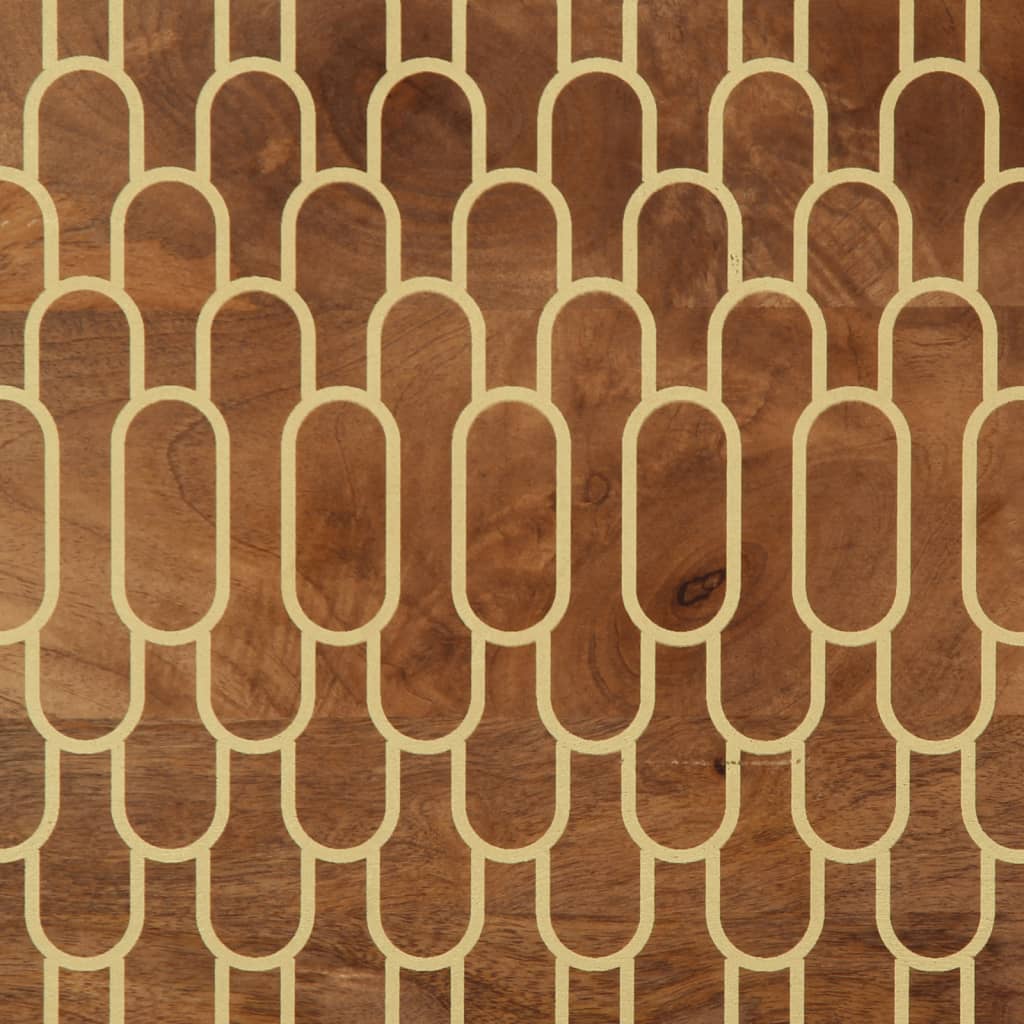 kommoder 2 stk. 60x33x75 cm massivt mangotræ