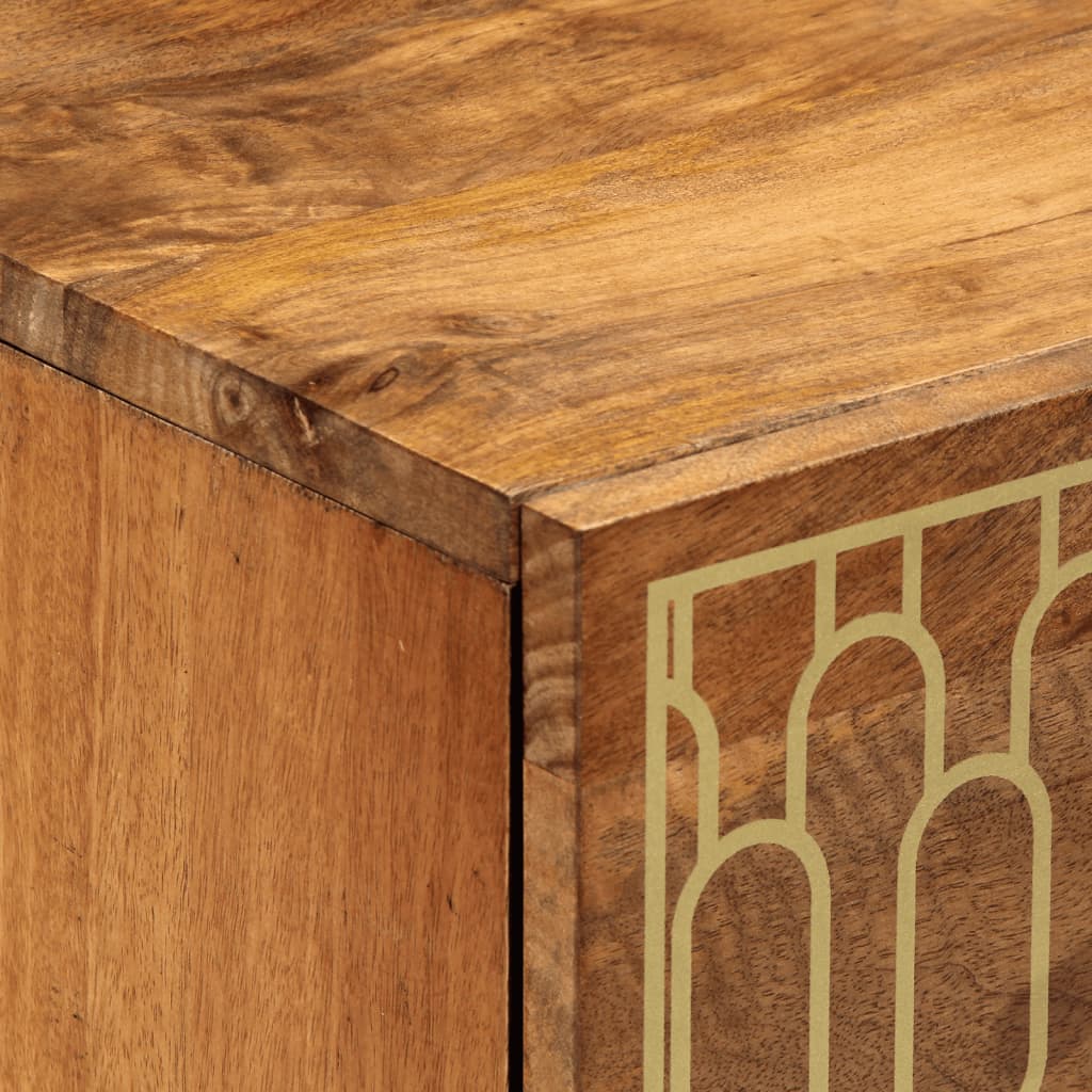 kommoder 2 stk. 60x33x75 cm massivt mangotræ