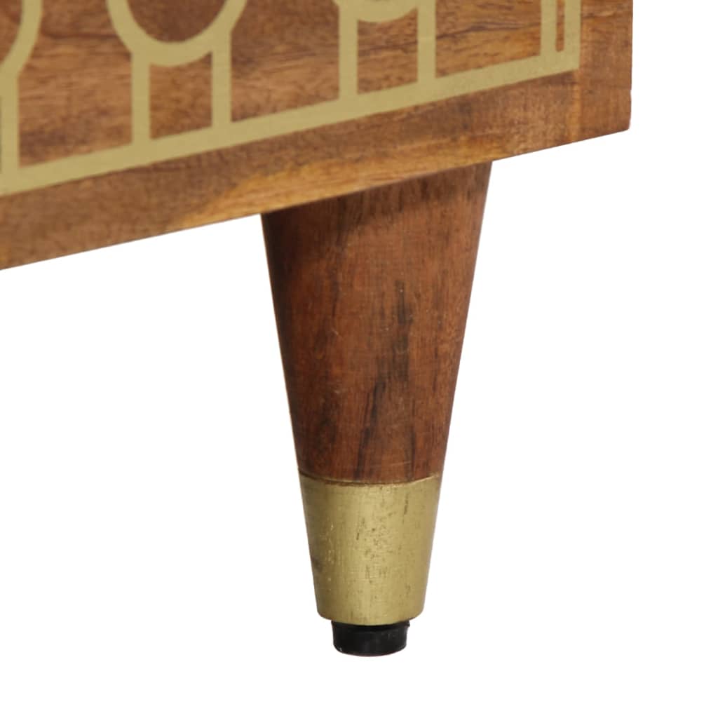 kommoder 2 stk. 60x33x75 cm massivt mangotræ