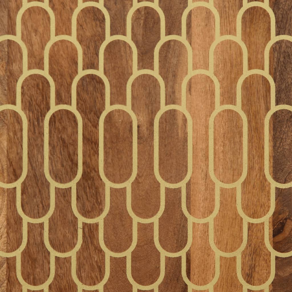 skabe 3 stk. 60x33x75 cm massivt mangotræ