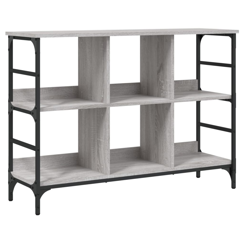 skænk 102x32x73,5 cm konstrueret træ grå sonoma-eg