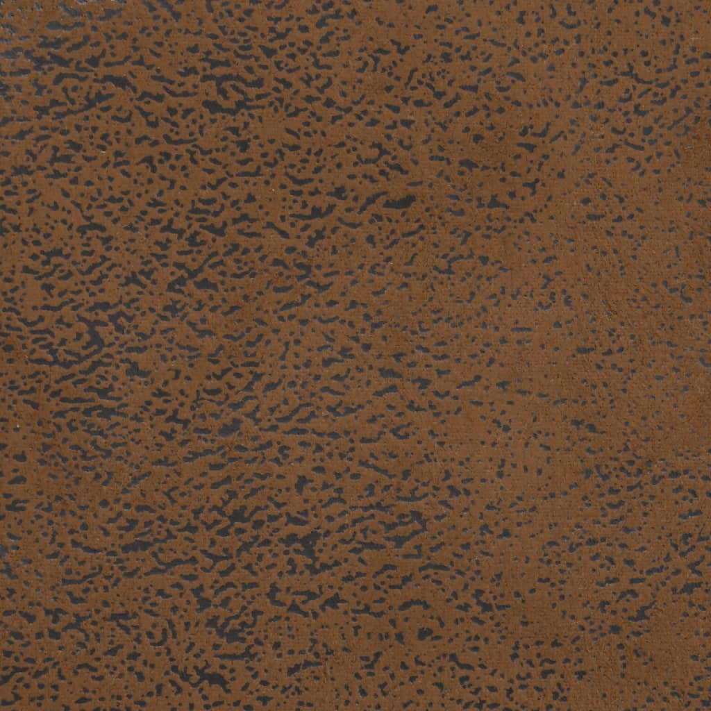 bænk med ryglæn 113x64,5x75,5 cm imiteret ruskind brun