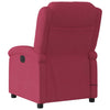 massagestol velour vinrød