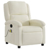 massagestol velour cremefarvet