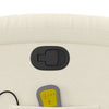 massagestol velour cremefarvet