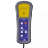 massagestol velour cremefarvet