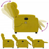 massagestol velour gul