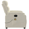massagestol velour cremefarvet