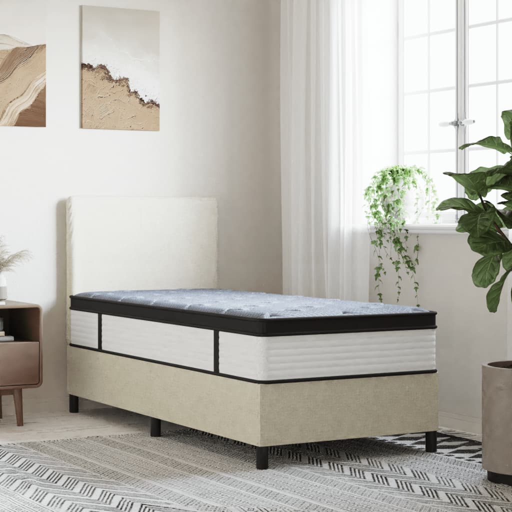springmadras med pocketfjedre 90x200 cm medium