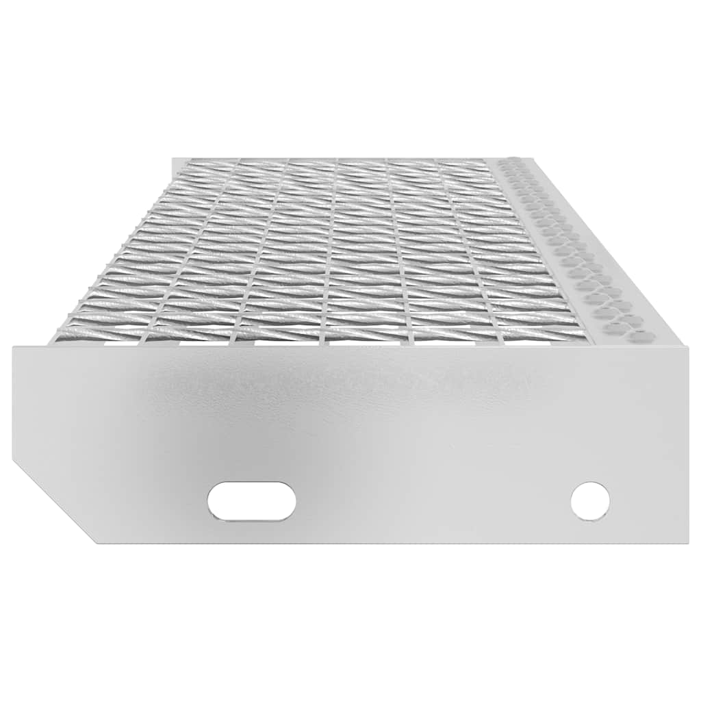 trappetrin 90x24x7 cm trinrist galvaniseret stål