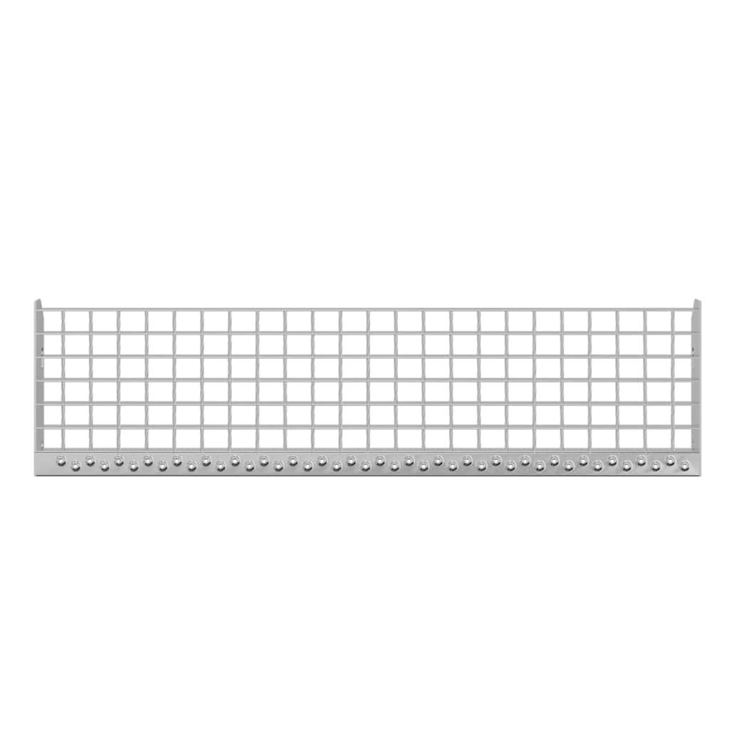 trappetrin 90x24x7 cm trinrist galvaniseret stål