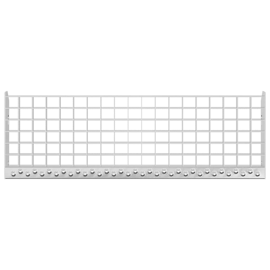 trappetrin 70x24x7 cm trinrist galvaniseret stål