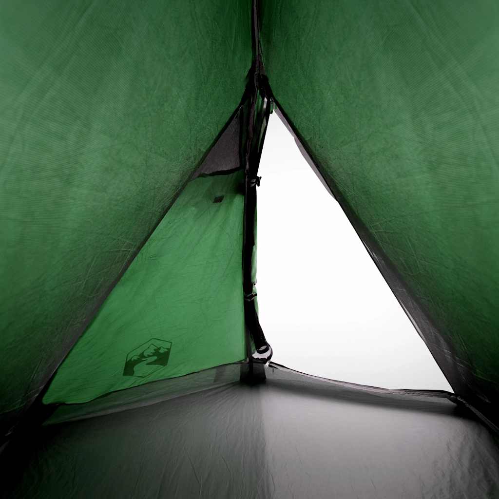 2-personers campingtelt vandtæt kuppel grøn