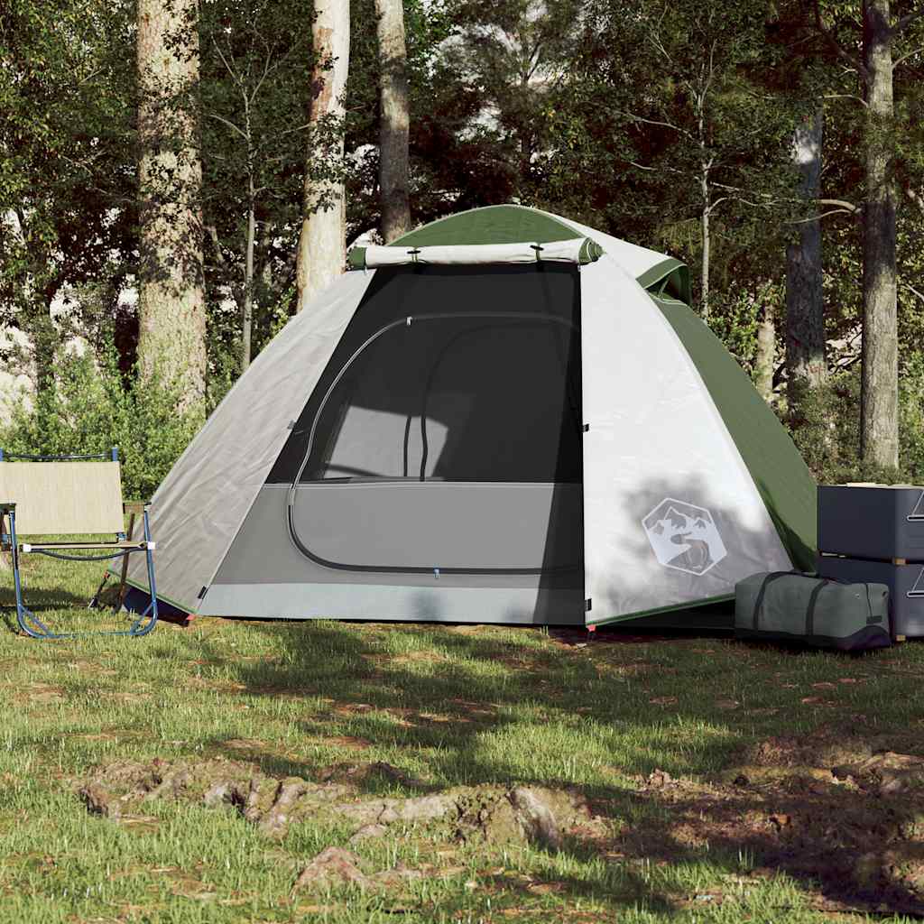 2-personers campingtelt vandtæt kuppel grøn