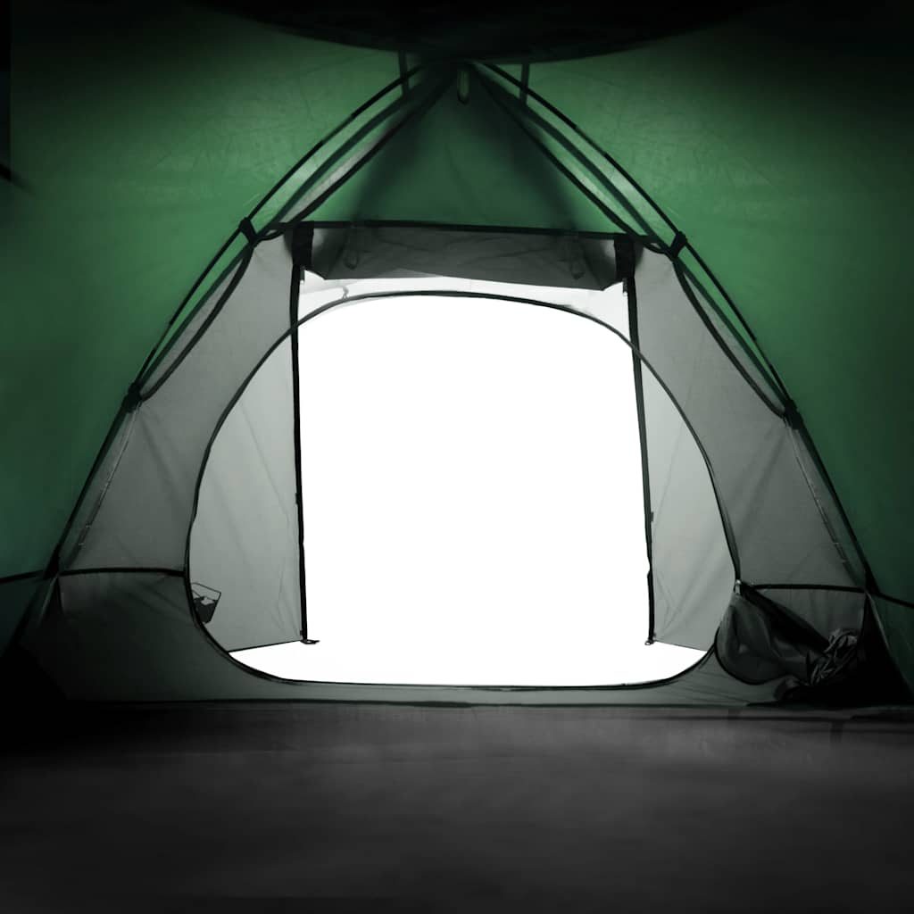 2-personers campingtelt vandtæt kuppel grøn