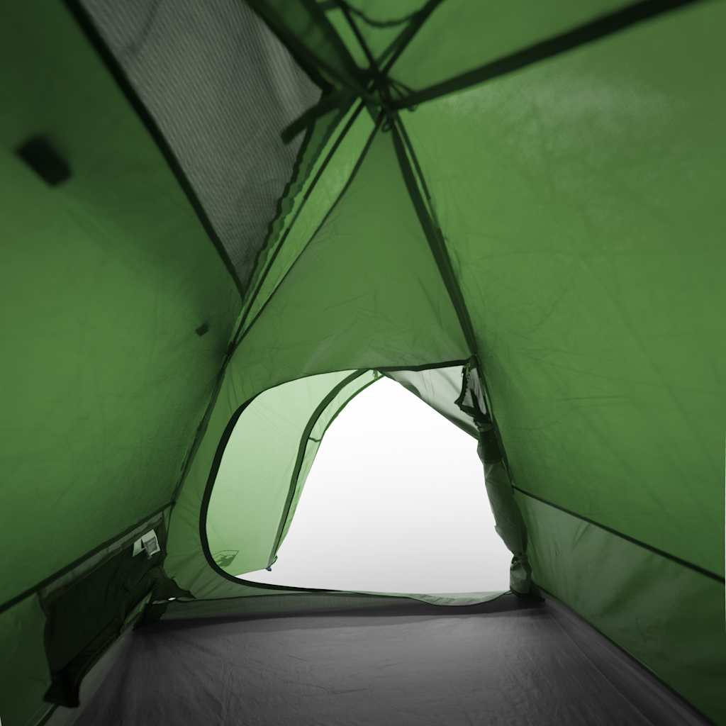 2-personers campingtelt vandtæt kuppel grøn