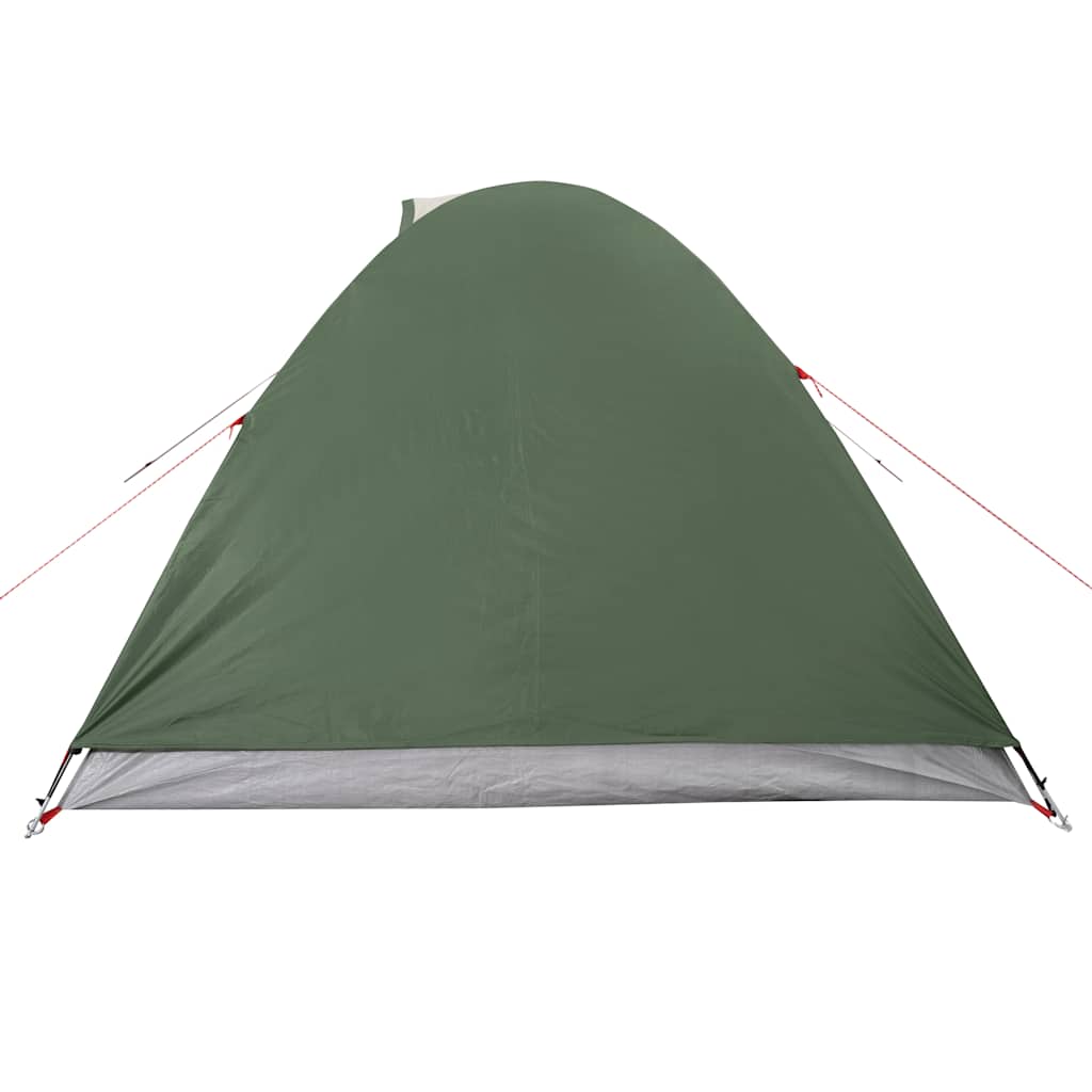 3-personers campingtelt vandtæt kuppel grøn