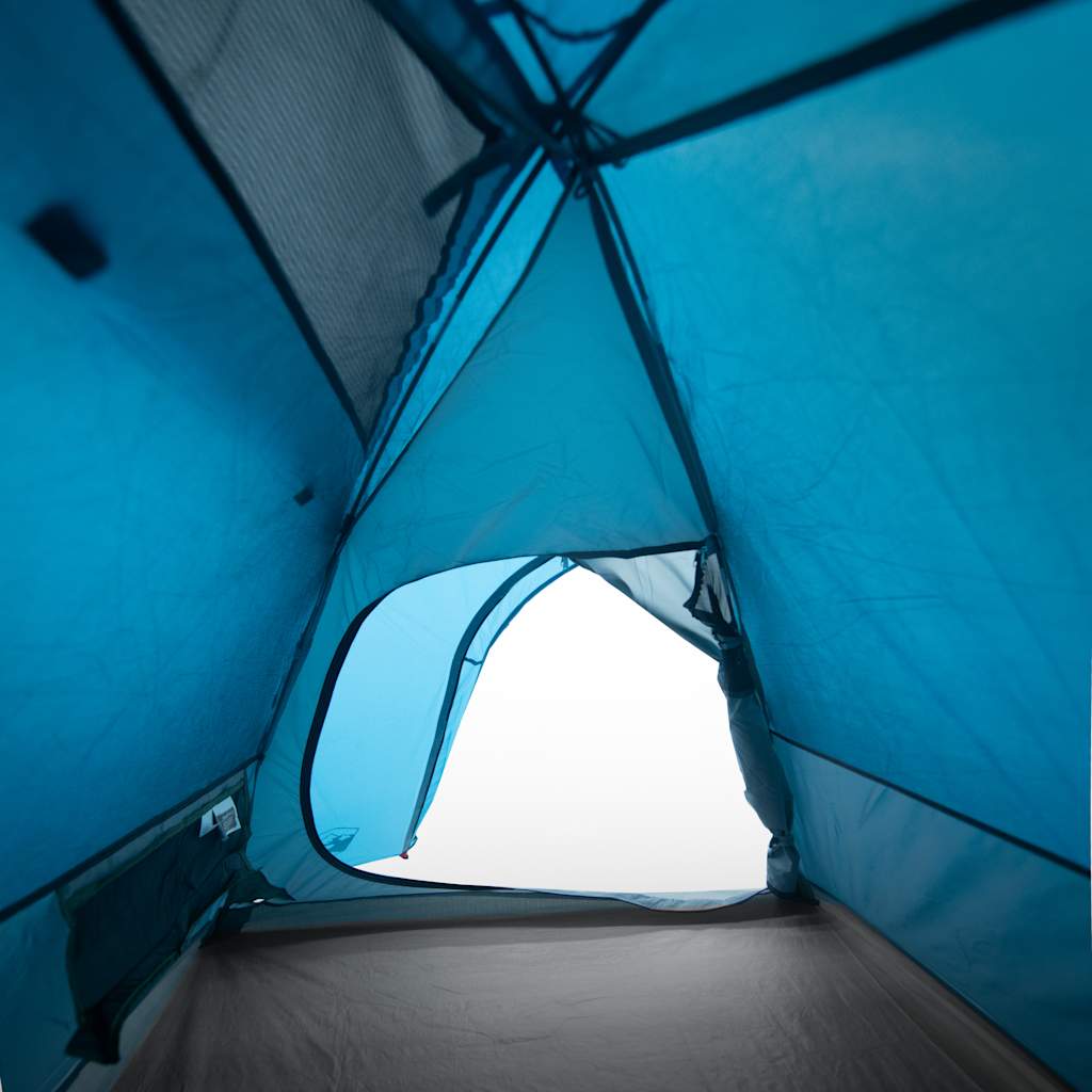 3-personers campingtelt vandtæt blå
