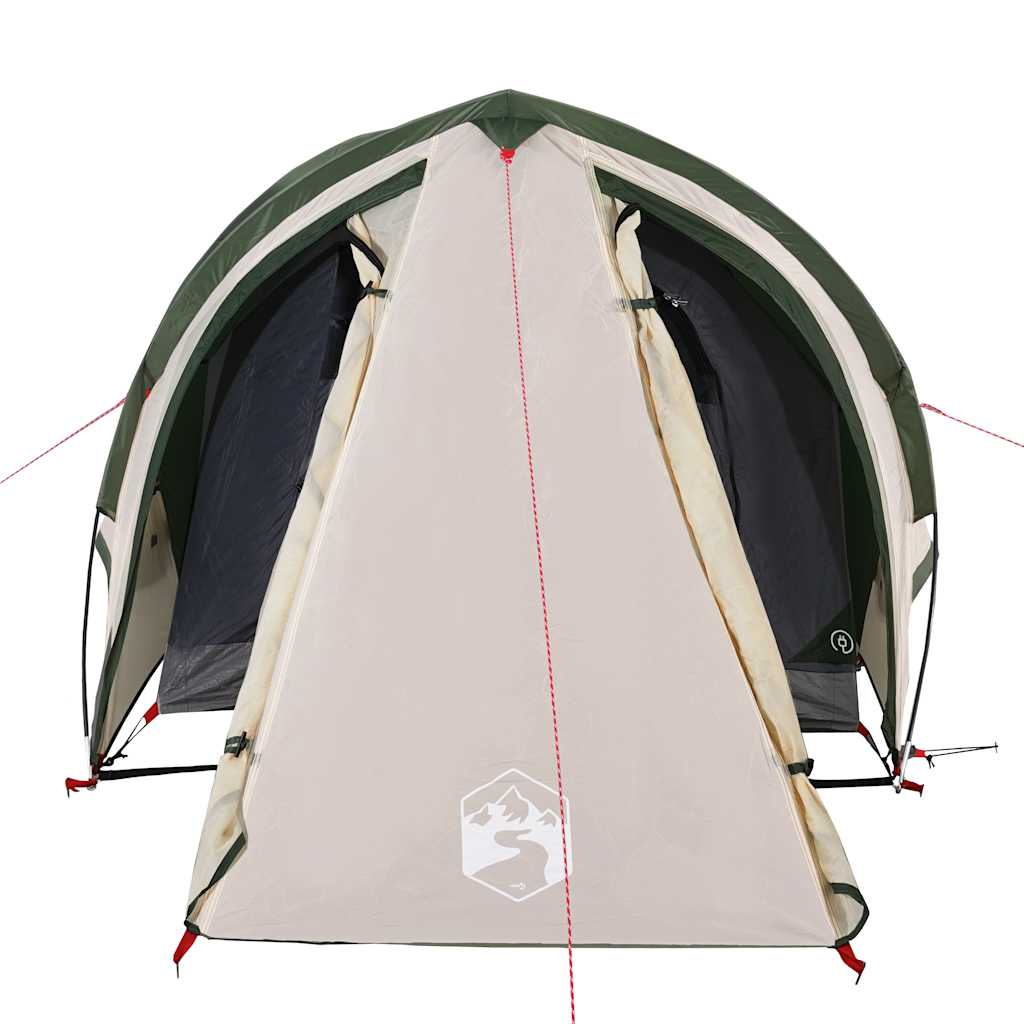 2-personers campingtelt vandtæt kuppel grøn