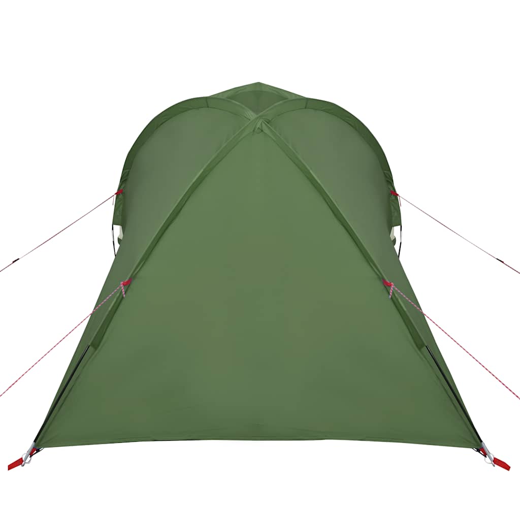2-personers campingtelt vandtæt kuppel grøn
