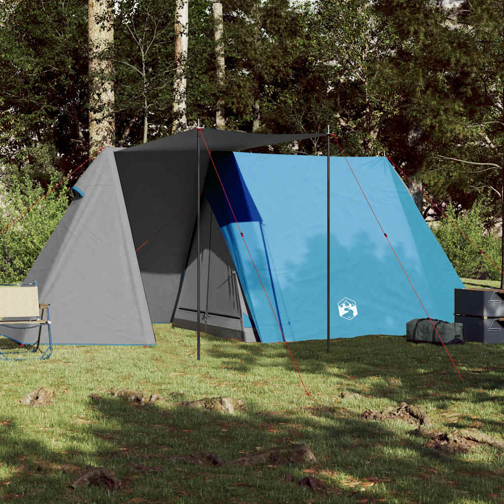3-personers campingtelt vandtæt blå