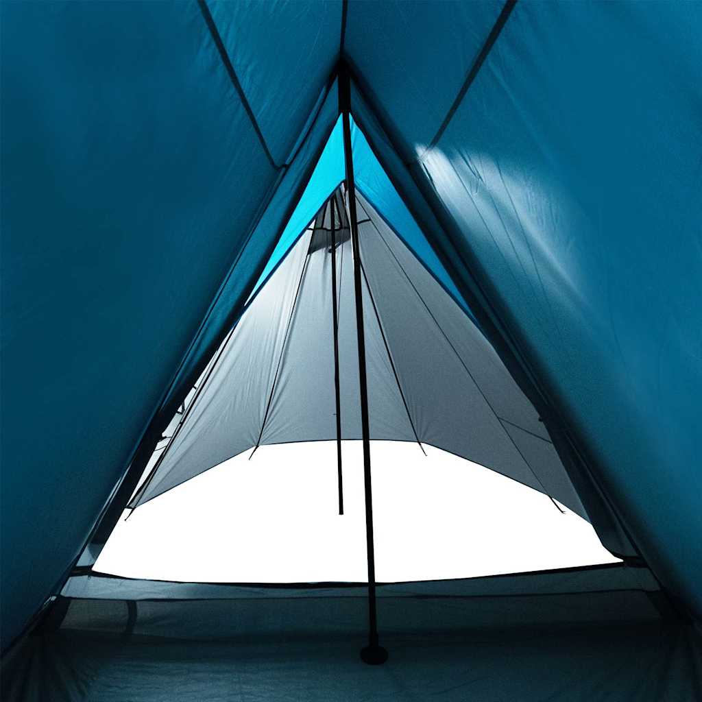 3-personers campingtelt vandtæt blå
