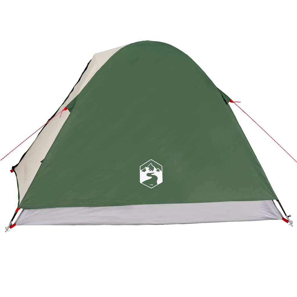 3-personers campingtelt vandtæt kuppel grøn