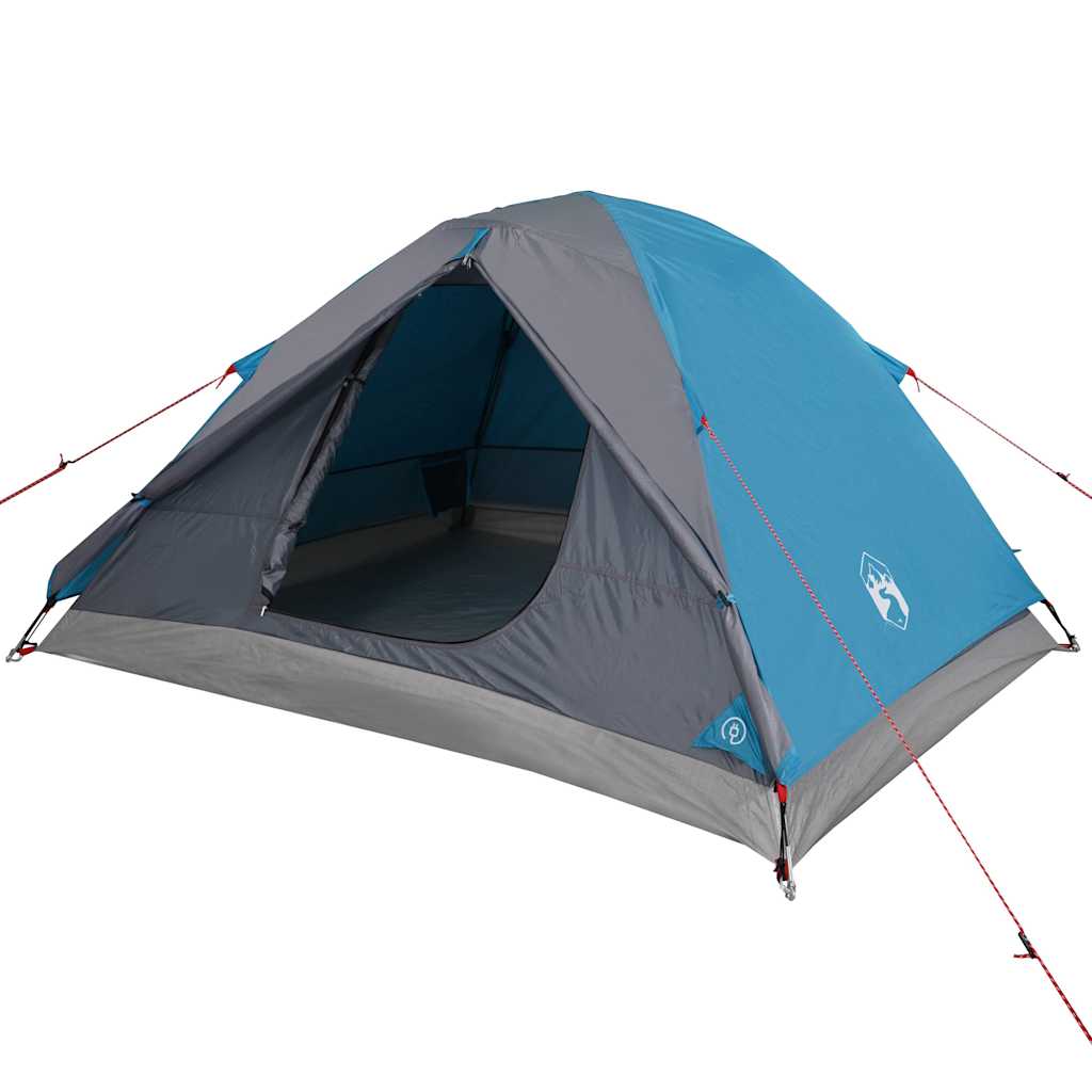 3-personers campingtelt vandtæt blå
