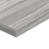 væghylder 4 stk. 40x10x1,5 cm konstrueret træ grå sonoma-eg