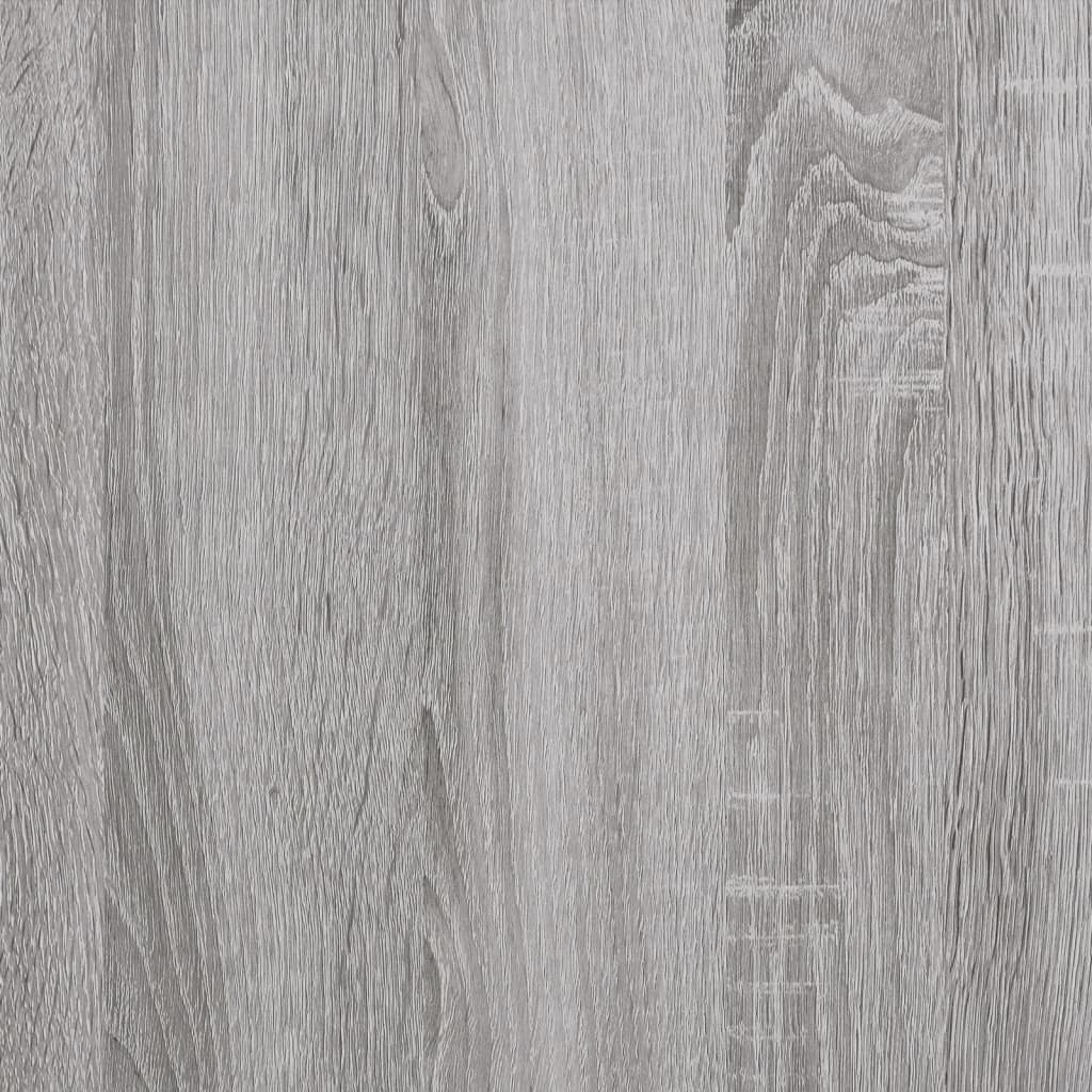 væghylder 4 stk. 40x10x1,5 cm konstrueret træ grå sonoma-eg