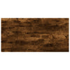 væghylder 4 stk. 40x20x1,5 cm konstrueret træ røget egetræ