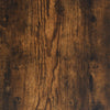 væghylder 4 stk. 60x10x1,5 cm konstrueret træ røget egetræ