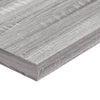 væghylder 4 stk. 60x10x1,5 cm konstrueret træ grå sonoma-eg