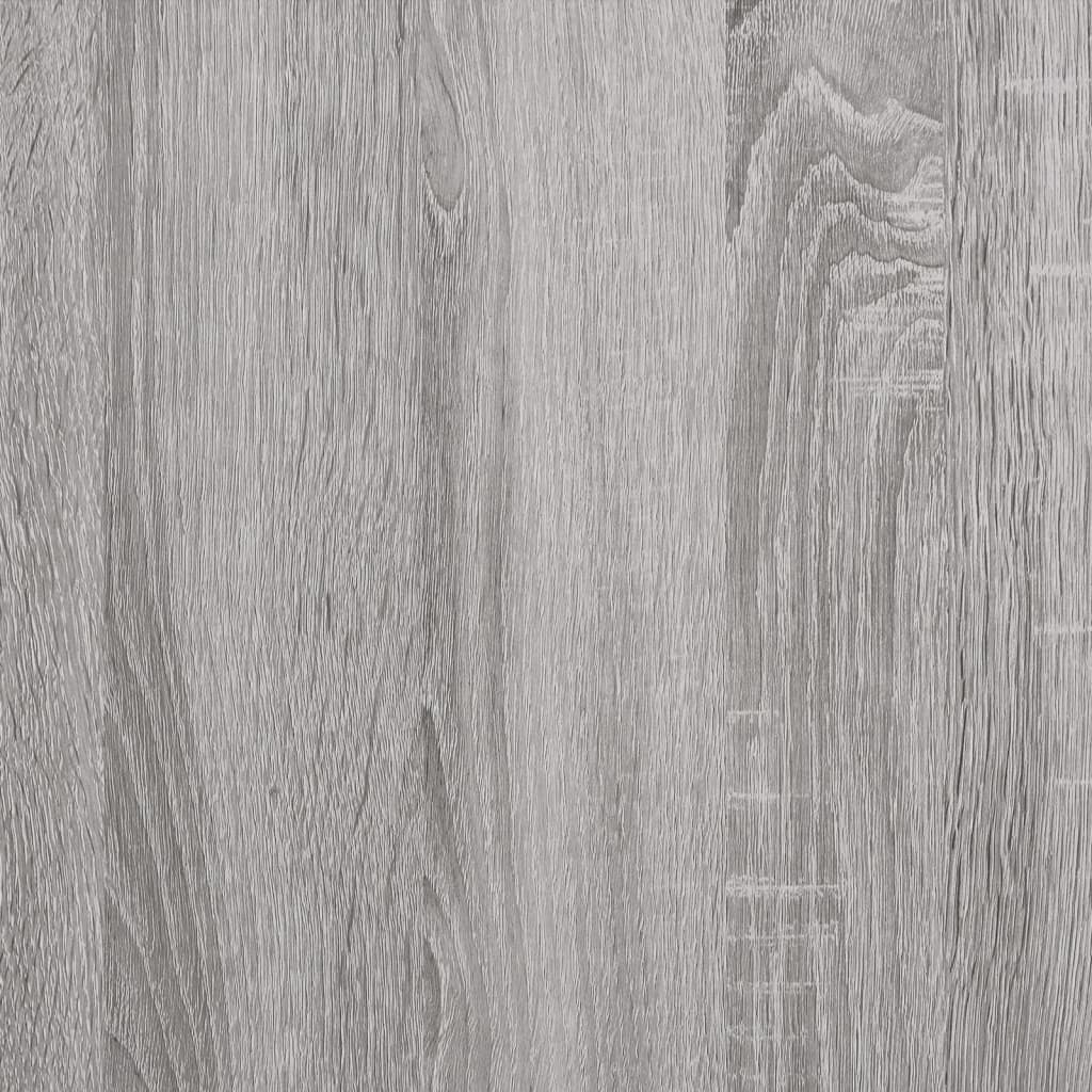 væghylder 4 stk. 60x20x1,5 cm konstrueret træ grå sonoma-eg