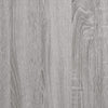 væghylder 4 stk. 60x20x1,5 cm konstrueret træ grå sonoma-eg
