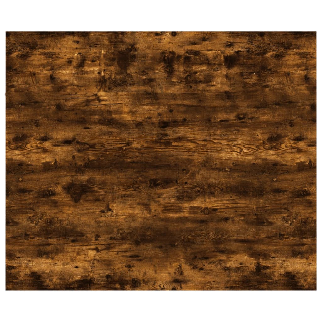væghylder 4 stk. 60x50x1,5 cm konstrueret træ røget egetræ
