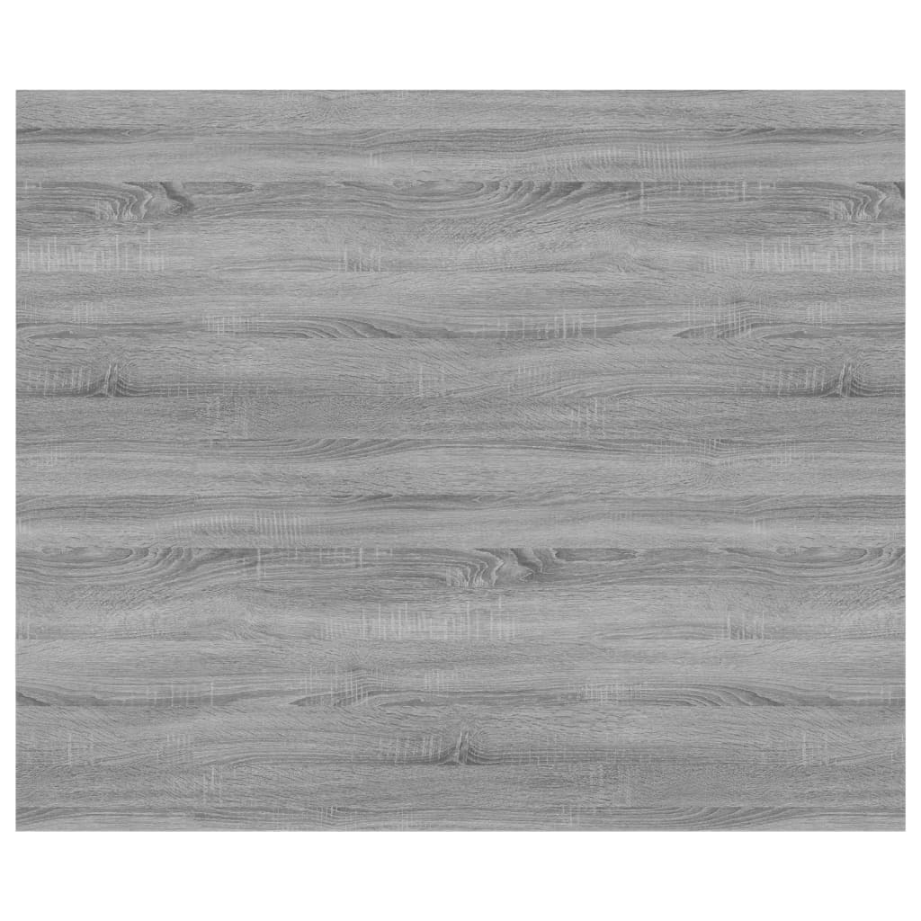 væghylder 4 stk. 60x50x1,5 cm konstrueret træ grå sonoma-eg